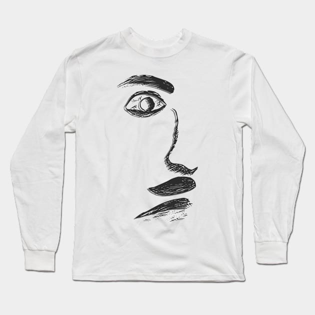 Moustache of Inspiration Long Sleeve T-Shirt by DedicatedNerd